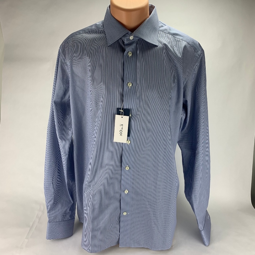Eton Contemporary Fit Striped NWT Minor Flaws XL